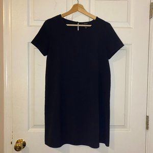 Black Forever21 Crewneck T-Shirt Dress